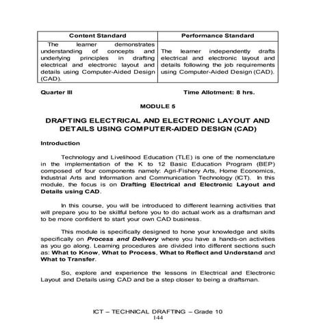 Technical Drafting Module 5