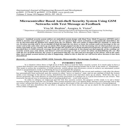 IJERD (www.ijerd.com) International Journal of Engineering Research and Devel...