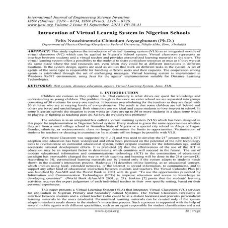 International Journal of Engineering and Science Invention (IJESI)