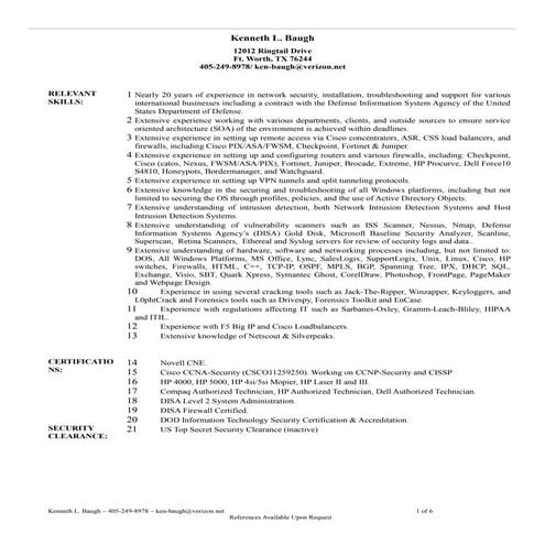 KennethBaughResume_2015