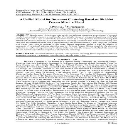 International Journal of Engineering and Science Invention (IJESI)