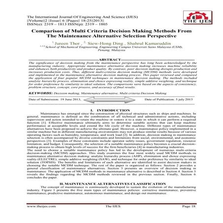 The International Journal of Engineering and Science (The IJES)