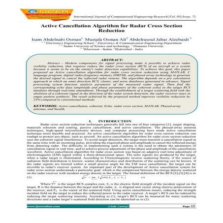 International Journal of Computational Engineering Research(IJCER)