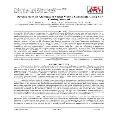 Development of Aluminium Metal Matrix Composite Using Stir Casting Method