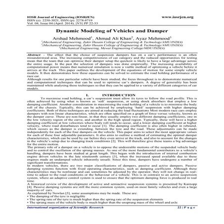 Observer-based controller design and simulation for an active ...