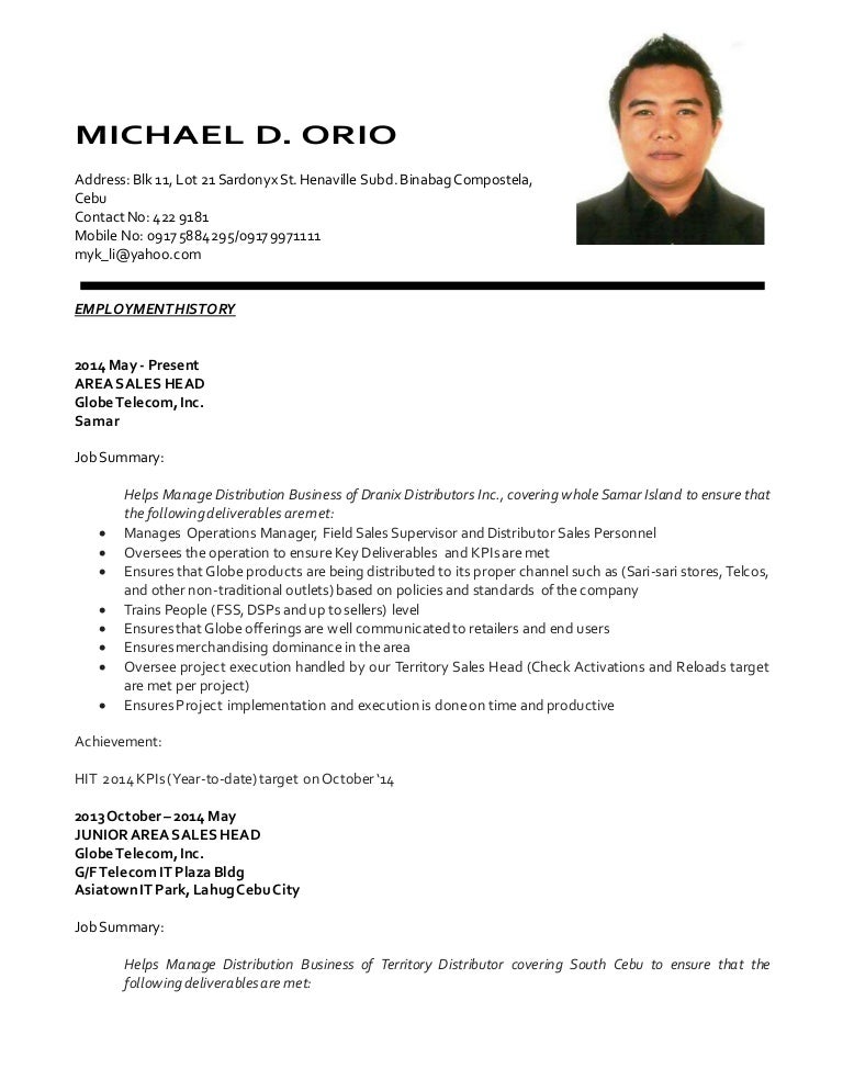 update resume mdorio objectives in resume example