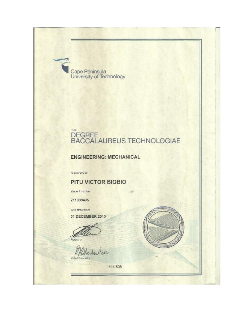 College Certificate Sample