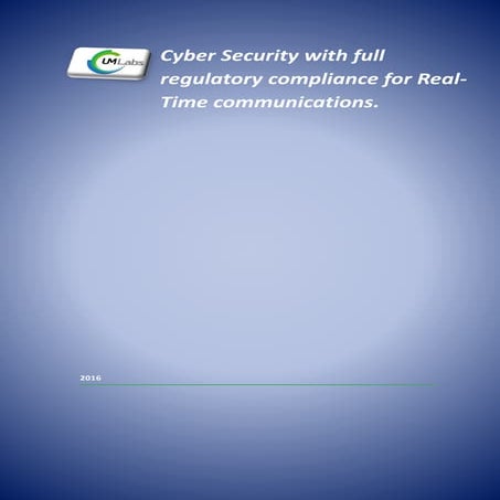 Compliance for Real-Time communications-June2016