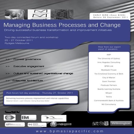 Managing Business Processes and Change	