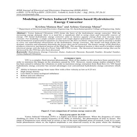 Modeling of Vortex Induced Vibration based Hydrokinetic Energy ...