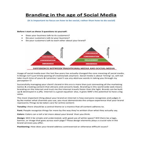 Brand understanding through Social Media 