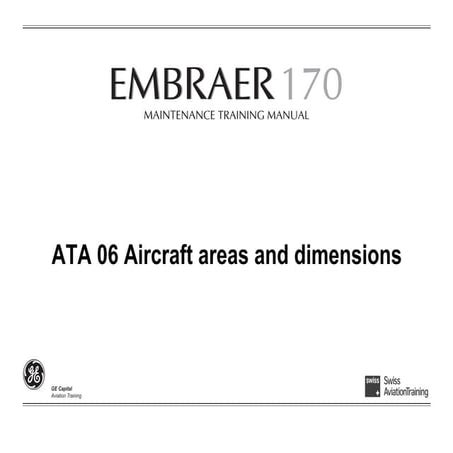 D) 06 aircraft areas and dimensions
