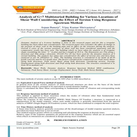 Comparative Study of Static and Dynamic Seismic Analysis of ...