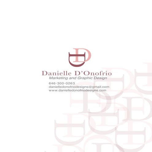Danielle D'Onofrio Portfolio