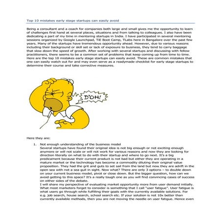 Top10MistakesStartupsCanAovid