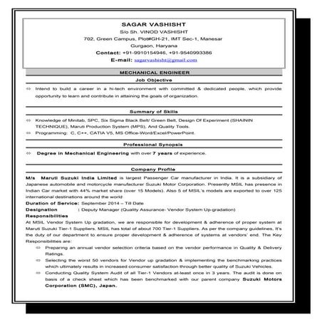 sagar vashisht resume