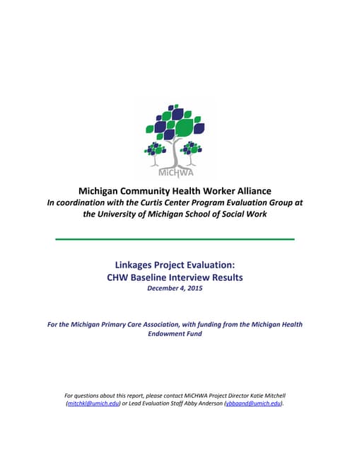 Linkages_Initial Report_CHW Interviews_120415
