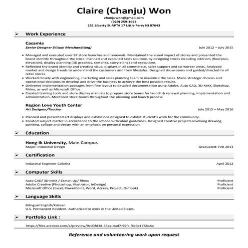 Resume-0801-CMYK | PDF
