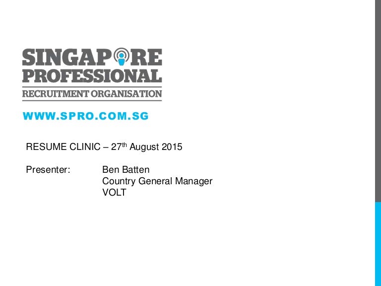 the resume clinic