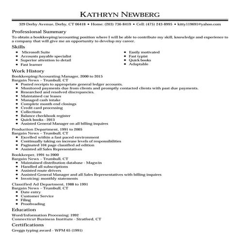 Kathryn Newberg Resume 1
