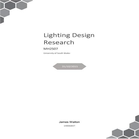 James Walton - Lighting Design Research MH2S04