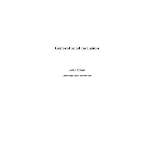 Four Generations: A Survival Guide | PPTX