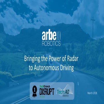 Arbe Robotics - NOAH18 Tel Aviv 