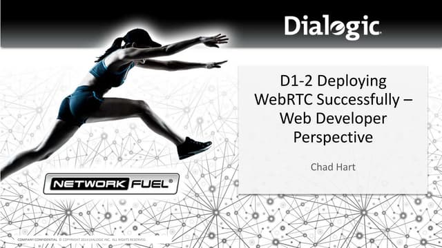 Deploying WebRTC successfully – A web developer perspective