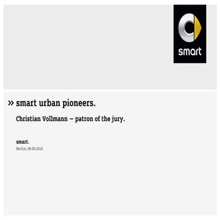 smart - NOAH16 Berlin