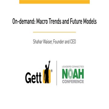 Gett - NOAH16 Berlin