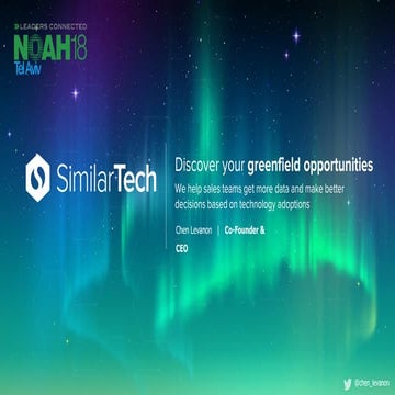 SimilarTech - NOAH18 Tel Aviv 