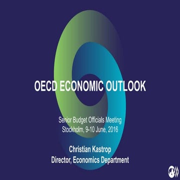 OECD Economic Outlook - Christian Kastrop, OECD