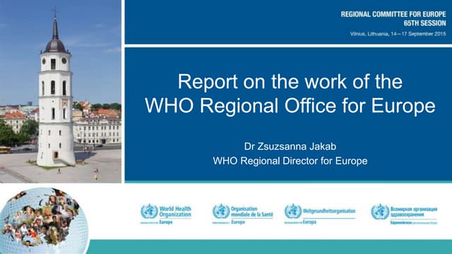 Report on the work of the WHO Regio...