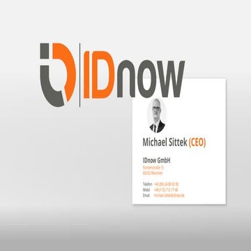 IDnow - NOAH15 London