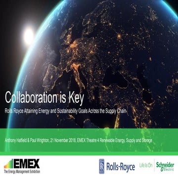 Collaboration is Key – Rolls Royce Attaining Energy and Sustainability Goals ...
