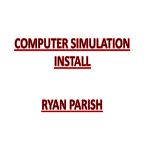 D1 - virtual desktop and simulated xp installation