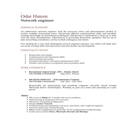 odai cv | PDF
