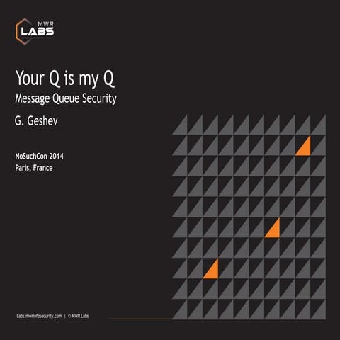 NSC #2 - D1 02 - Georgi Geshev - Your Q is my Q