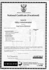 Nvq Level 4 Results