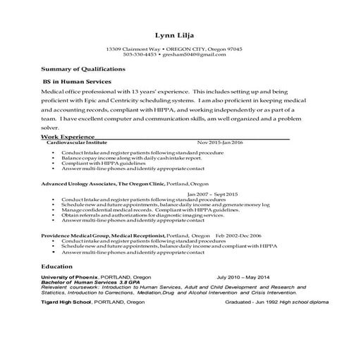 Lynn resume 2016 Medical-revised