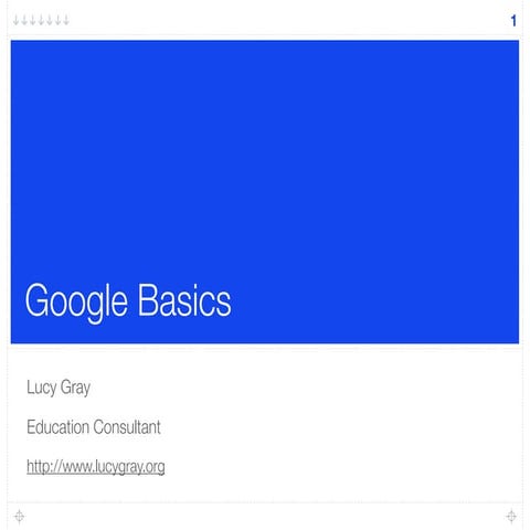 Google Basics - D112
