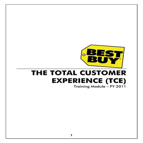 Total Customer Experience Idea (HRM535)