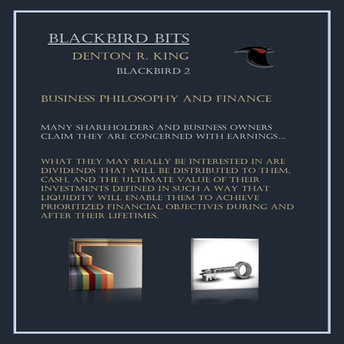 Blackbird Bits - Denton King-signed