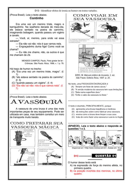 D13 (5º ano   l.p.)