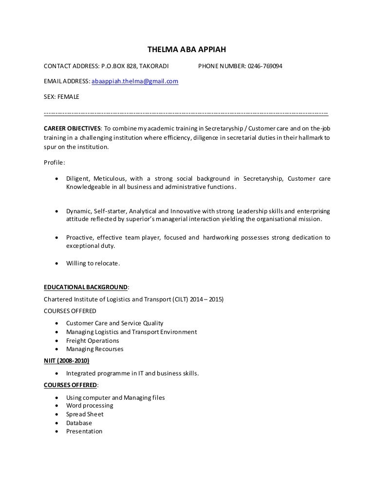 Curriculum vitae format in word image