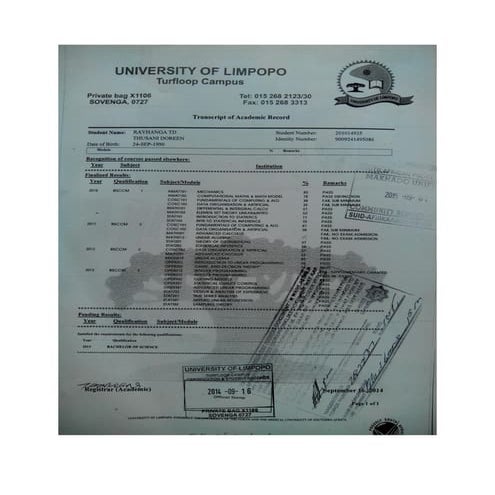 Academic Record | PDF