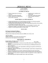 Resume-Non-Union experience 09212015