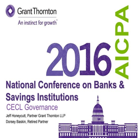 2016 AICPA Bank - CECL Governance