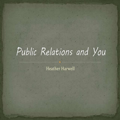 Public Relations final