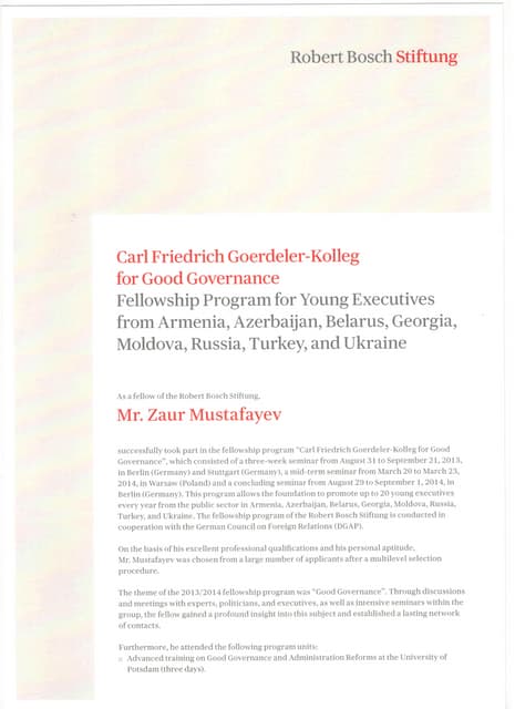 Carl Friedrich Goerdeler Kolleg PDF